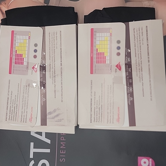 Lot Of 2 Colombian ButtLift Leg Slimming Stagmi Pantyhose Tights 1 S/M & 1 L - Picture 11 of 16